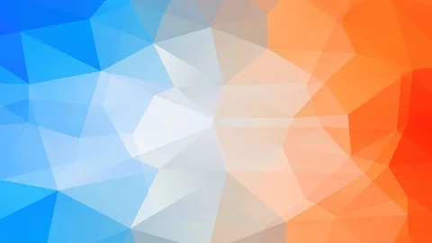 Abstraction multicolor origami shape layout darker on the exterior and taking Stock Footage 128351234