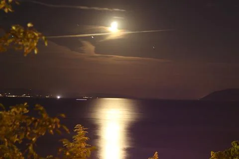 Abstraction nightscape Stock Photos