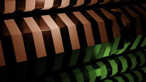 Abstraction with notes of green, red, blue colors.Design. The picture with the Illustrazione stock
