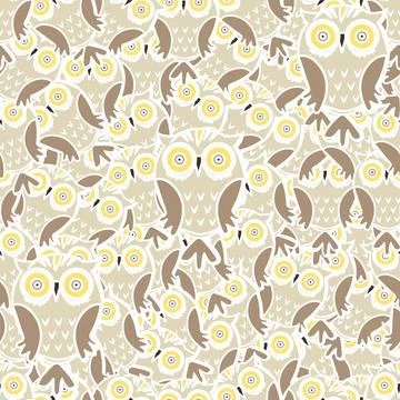 Abstraction owl Stock Illustration