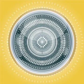 Abstraction with pattern. Stock Illustration