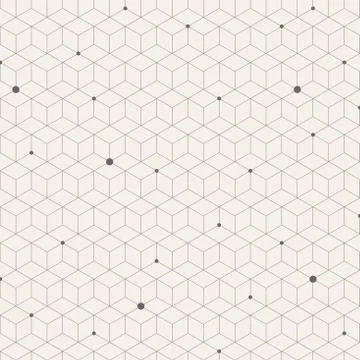 Abstraction of pentagon vector seamless pattern. Modern stylish texture backg Stock-Illustration