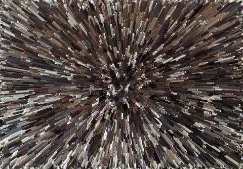 Abstraction with rays similar to an explosion. Abstract illustration 스톡 일러스트