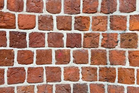 Abstraction of red brick background Stock Photos