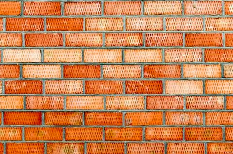 Abstraction of red brick background Stock Photos