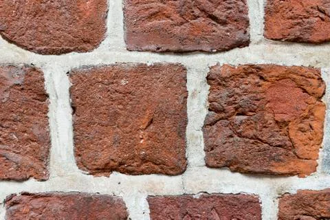 Abstraction of red brick background Stock Photos