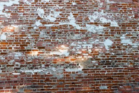 Abstraction of red brick background Stock Photos