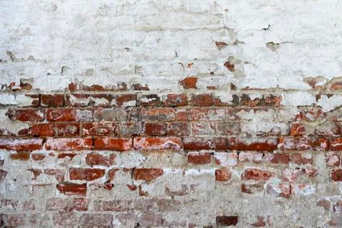 Abstraction of red old brick background Foto stock