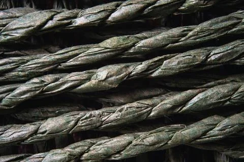 Abstraction from ropes Foto stock