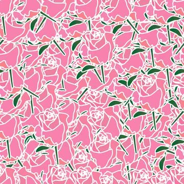 Abstraction rose Stock Illustration