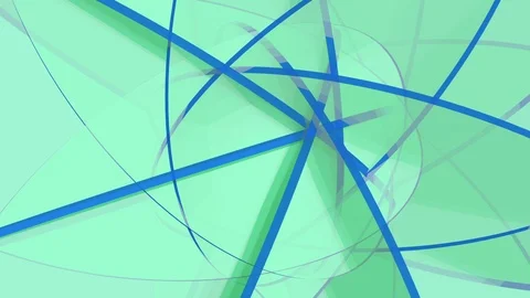 Abstraction from rotating glass circles. Seamless loop Stock Footage 88459827