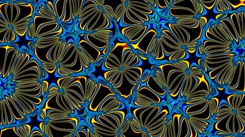 Abstraction - a rotating pattern Stock Footage 8599463