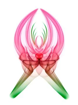 Abstraction from a smoke Stock Illustration