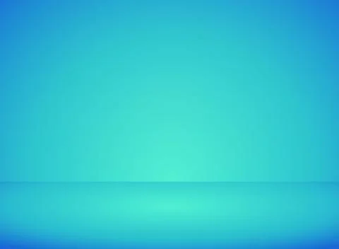 Abstraction of soft light turquoise blue with light of floor gradient Stock Illustration