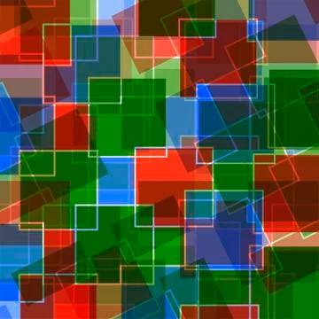 Abstraction of squares Stock Illustration
