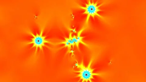 Abstraction - stars on red Stock Footage 8558860