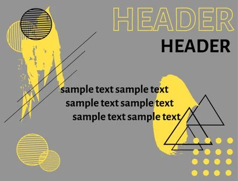 Abstraction with text vector Illustrazione stock