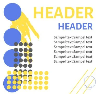 Abstraction with text vector Stock Illustration