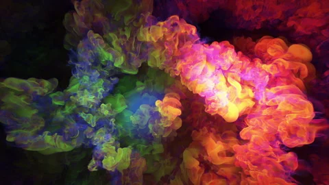 Abstraction on the theme of the cosmic nebula and the birth of new universes Stock Footage 285171354
