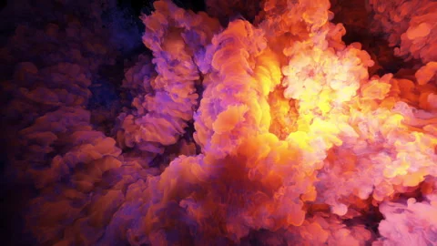 Abstraction on the theme of the cosmic nebula and the birth of new universes Stock Footage 285171577