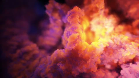 Abstraction on the theme of the cosmic nebula and the birth of new universes Stock Footage 285171614
