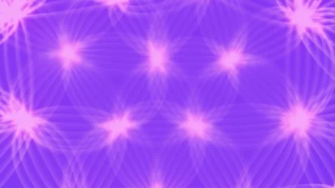 Abstraction with thin lines in purple-pink neon hues. 3d render loop animation Stock Footage 289520458