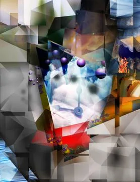 Abstraction of time Stock Illustration