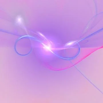 Abstraction - tortuous line Stock Illustration