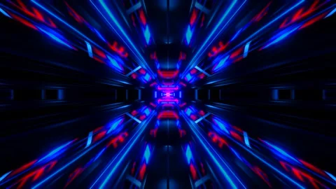 Abstraction Tunnel D 스톡 동영상 144662747