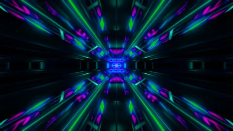 Abstraction Tunnel E 库存影片 144662814