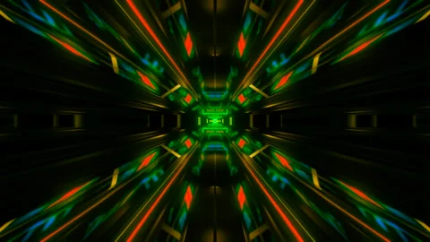 Abstraction Tunnel H Stock Footage 144663068