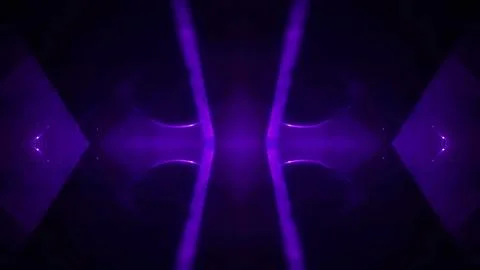 Abstraction Violet Rays Light Effect. Symmertic Illustration Stock Illustration