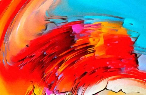 Abstraction for wall poster print decor. Can be framed as art. Unusual templa Stock Illustration