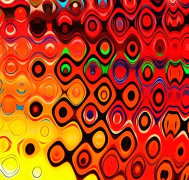 Abstraction for wall poster print decor. Can be framed as art. Unusual templa Stock Illustration