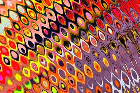 Abstraction for wall poster print decor. Can be framed as art. Unusual templa Stock Illustration