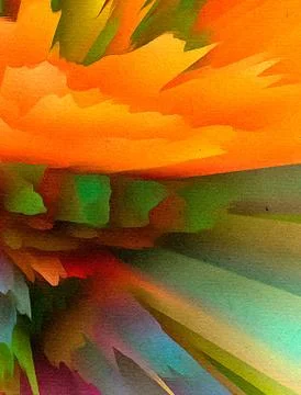 Abstraction for wall poster print decor. Can be framed as art. Unusual templa Stock Illustration