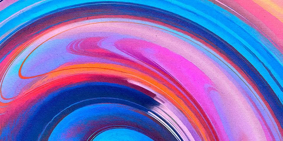 Abstraction for wall poster print decor. Can be framed as art. Unusual templa Stock Illustration