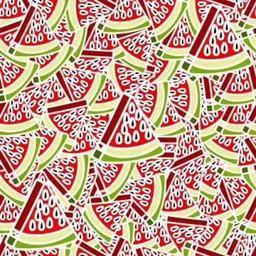 Abstraction watermelon Illustrazione stock