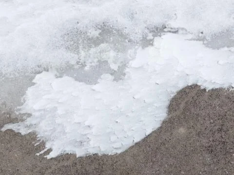 Abstraction with white ice Stock Photos
