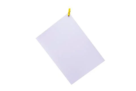 Abstraction. White sheet and colored clothespins. Stock Photos