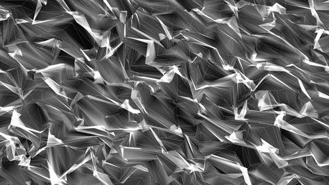 Abstraction with wireframe with fractal elements 3d rendering backdrop computer Stock Photos