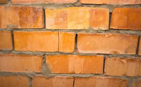 Abstraction of a yellow background of a brick tree Stock Photos