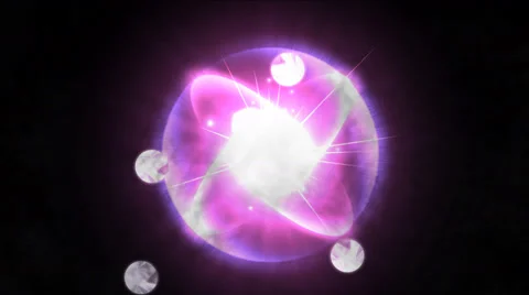 Abstractive Explosions for strengthening effect  on black background Stock Footage 59006301