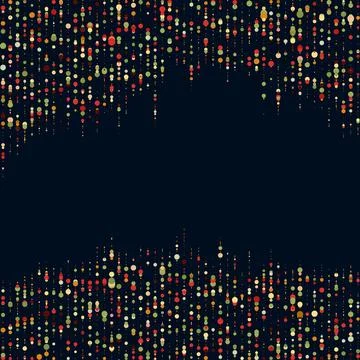 Abstractly arranged dots on blue background. 스톡 일러스트