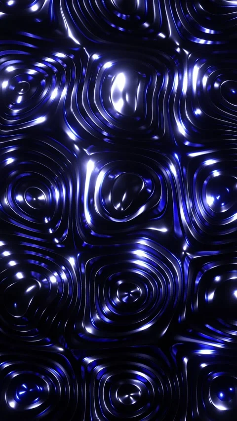 Abstractly made background with blue lights in the dark. Vertical looped vide Stock Footage 228027276