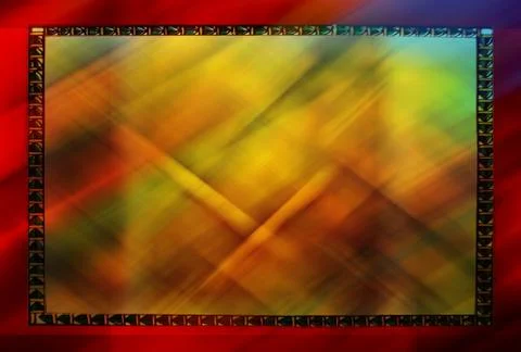 AbstractMulticolourcrosspatternDarkwithframeBackground Stock Illustration