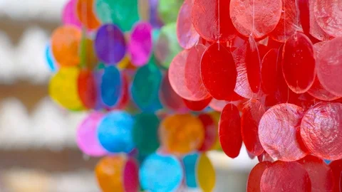 Abstracts background, wind bell Stock Footage 124642987