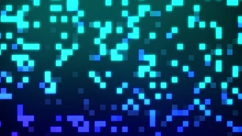 Abstracts Blink Square pixelated animation Stock Footage 329842529