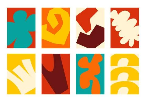 Abstracts, designs, backgrounds for creating posters, postcards and leaflets. Stock Illustration