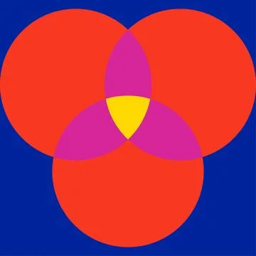 Abstracts geometric shape with colorfully Ilustração Stock
